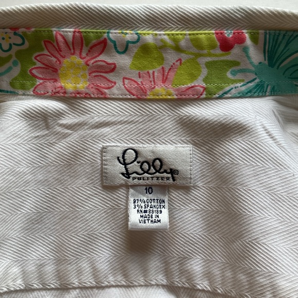 Lilly Pulitzer Floral Button-down Shirt - Picture 9 of 11